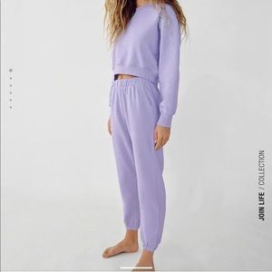 Purple Zara sweats